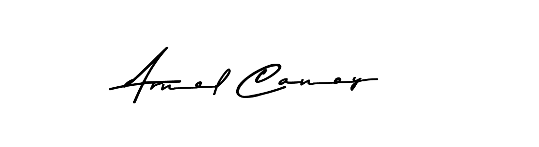 How to make Arnel Canoy signature? Asem Kandis PERSONAL USE is a professional autograph style. Create handwritten signature for Arnel Canoy name. Arnel Canoy signature style 9 images and pictures png