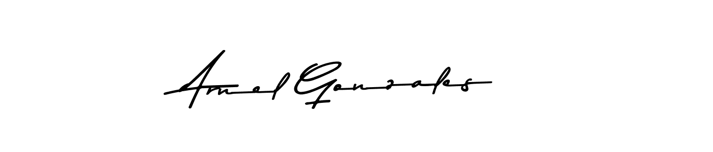 How to make Arnel Gonzales signature? Asem Kandis PERSONAL USE is a professional autograph style. Create handwritten signature for Arnel Gonzales name. Arnel Gonzales signature style 9 images and pictures png