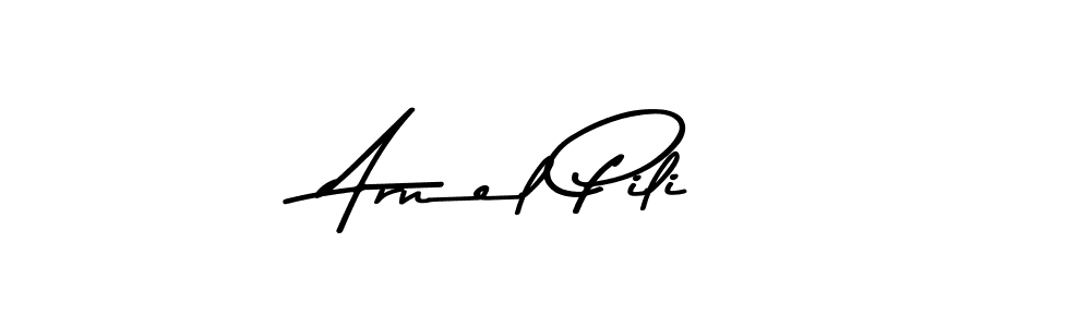 This is the best signature style for the Arnel Pili name. Also you like these signature font (Asem Kandis PERSONAL USE). Mix name signature. Arnel Pili signature style 9 images and pictures png