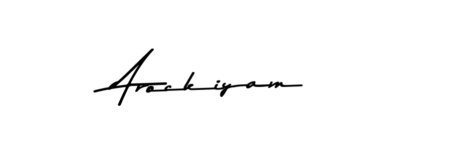 Design your own signature with our free online signature maker. With this signature software, you can create a handwritten (Asem Kandis PERSONAL USE) signature for name Arockiyam. Arockiyam signature style 9 images and pictures png