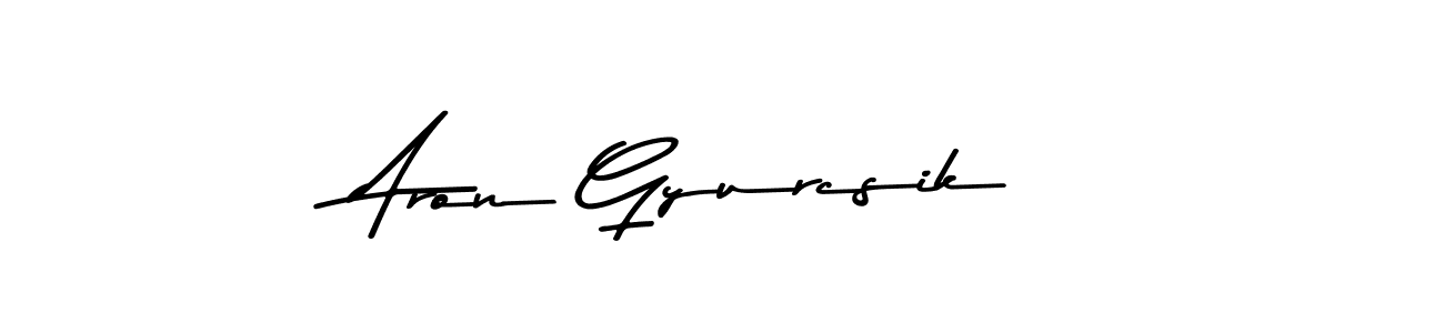 You can use this online signature creator to create a handwritten signature for the name Aron Gyurcsik. This is the best online autograph maker. Aron Gyurcsik signature style 9 images and pictures png