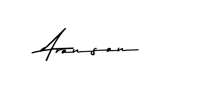 Design your own signature with our free online signature maker. With this signature software, you can create a handwritten (Asem Kandis PERSONAL USE) signature for name Aronson. Aronson signature style 9 images and pictures png