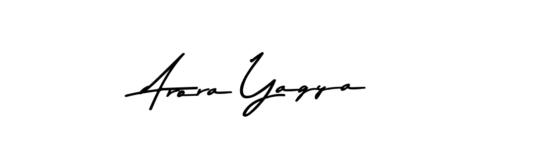 How to make Arora Yagya signature? Asem Kandis PERSONAL USE is a professional autograph style. Create handwritten signature for Arora Yagya name. Arora Yagya signature style 9 images and pictures png