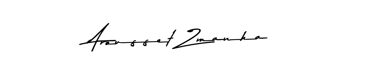 Once you've used our free online signature maker to create your best signature Asem Kandis PERSONAL USE style, it's time to enjoy all of the benefits that Arousset Zmanha name signing documents. Arousset Zmanha signature style 9 images and pictures png
