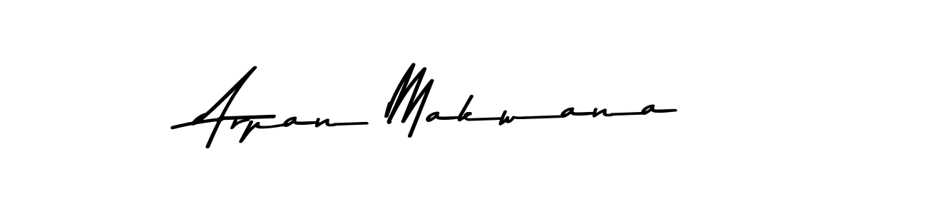 Arpan Makwana stylish signature style. Best Handwritten Sign (Asem Kandis PERSONAL USE) for my name. Handwritten Signature Collection Ideas for my name Arpan Makwana. Arpan Makwana signature style 9 images and pictures png