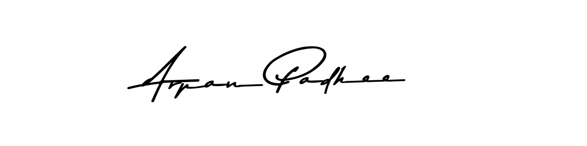 Make a beautiful signature design for name Arpan Padhee. With this signature (Asem Kandis PERSONAL USE) style, you can create a handwritten signature for free. Arpan Padhee signature style 9 images and pictures png