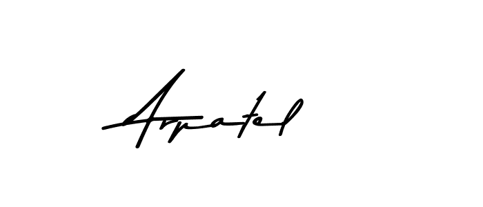 Arpatel stylish signature style. Best Handwritten Sign (Asem Kandis PERSONAL USE) for my name. Handwritten Signature Collection Ideas for my name Arpatel. Arpatel signature style 9 images and pictures png