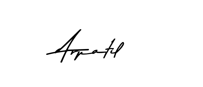 Arpatil stylish signature style. Best Handwritten Sign (Asem Kandis PERSONAL USE) for my name. Handwritten Signature Collection Ideas for my name Arpatil. Arpatil signature style 9 images and pictures png