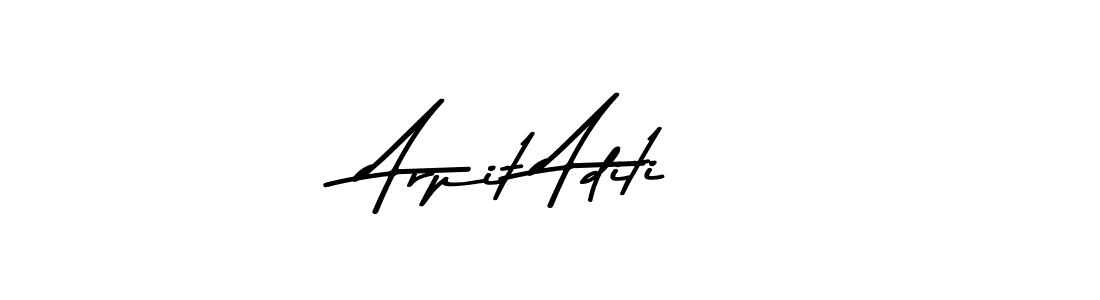 Make a short Arpit Aditi signature style. Manage your documents anywhere anytime using Asem Kandis PERSONAL USE. Create and add eSignatures, submit forms, share and send files easily. Arpit Aditi signature style 9 images and pictures png