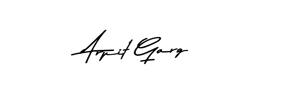 Create a beautiful signature design for name Arpit Garg. With this signature (Asem Kandis PERSONAL USE) fonts, you can make a handwritten signature for free. Arpit Garg signature style 9 images and pictures png