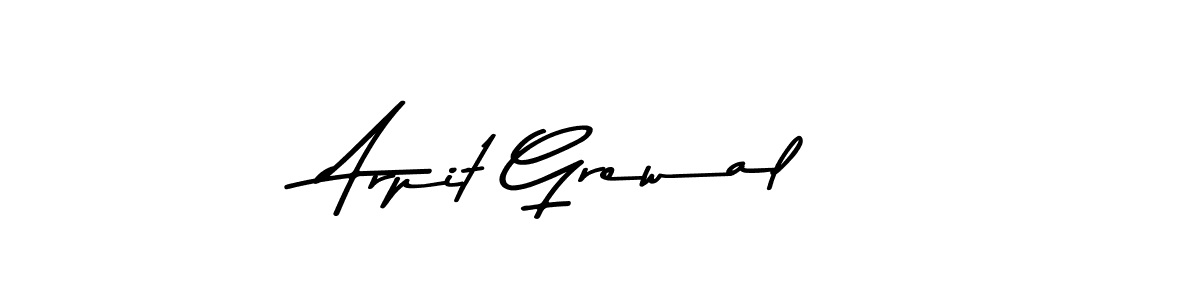 Arpit Grewal stylish signature style. Best Handwritten Sign (Asem Kandis PERSONAL USE) for my name. Handwritten Signature Collection Ideas for my name Arpit Grewal. Arpit Grewal signature style 9 images and pictures png