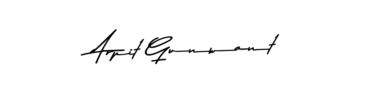 Asem Kandis PERSONAL USE is a professional signature style that is perfect for those who want to add a touch of class to their signature. It is also a great choice for those who want to make their signature more unique. Get Arpit Gunwant name to fancy signature for free. Arpit Gunwant signature style 9 images and pictures png