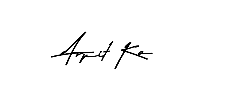 Make a beautiful signature design for name Arpit Ka. Use this online signature maker to create a handwritten signature for free. Arpit Ka signature style 9 images and pictures png