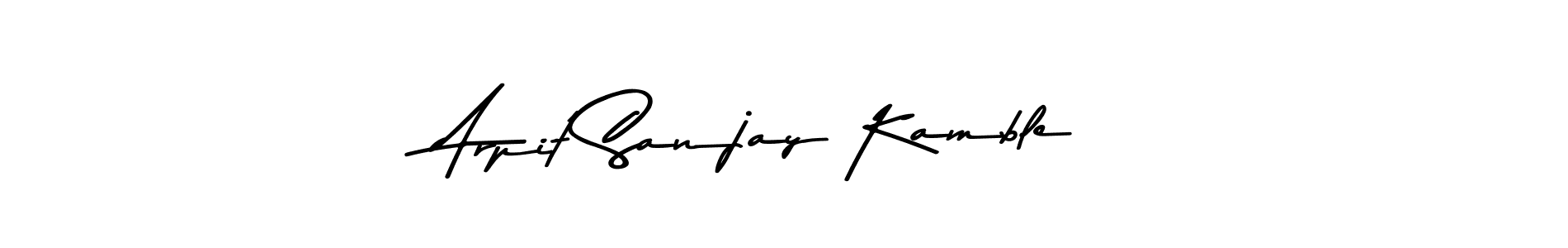 Similarly Asem Kandis PERSONAL USE is the best handwritten signature design. Signature creator online .You can use it as an online autograph creator for name Arpit Sanjay Kamble. Arpit Sanjay Kamble signature style 9 images and pictures png