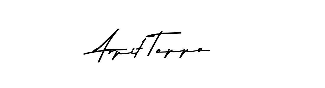 Use a signature maker to create a handwritten signature online. With this signature software, you can design (Asem Kandis PERSONAL USE) your own signature for name Arpit Toppo. Arpit Toppo signature style 9 images and pictures png