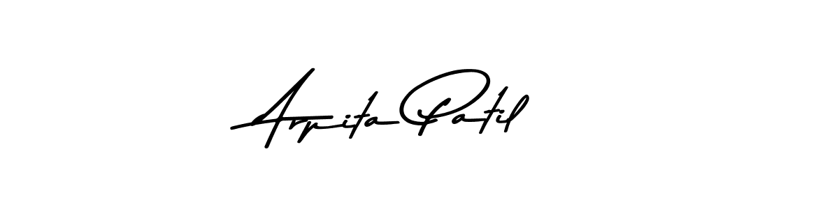 Create a beautiful signature design for name Arpita Patil. With this signature (Asem Kandis PERSONAL USE) fonts, you can make a handwritten signature for free. Arpita Patil signature style 9 images and pictures png