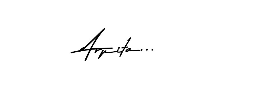 Make a beautiful signature design for name Arpita.... Use this online signature maker to create a handwritten signature for free. Arpita... signature style 9 images and pictures png