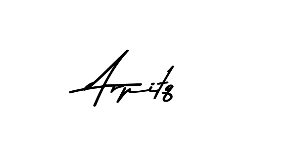 How to make Arpitq name signature. Use Asem Kandis PERSONAL USE style for creating short signs online. This is the latest handwritten sign. Arpitq signature style 9 images and pictures png