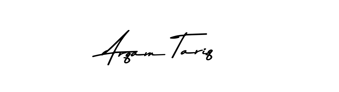 Make a beautiful signature design for name Arqam Tariq. With this signature (Asem Kandis PERSONAL USE) style, you can create a handwritten signature for free. Arqam Tariq signature style 9 images and pictures png