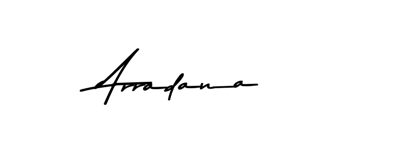 Also we have Arradana name is the best signature style. Create professional handwritten signature collection using Asem Kandis PERSONAL USE autograph style. Arradana signature style 9 images and pictures png