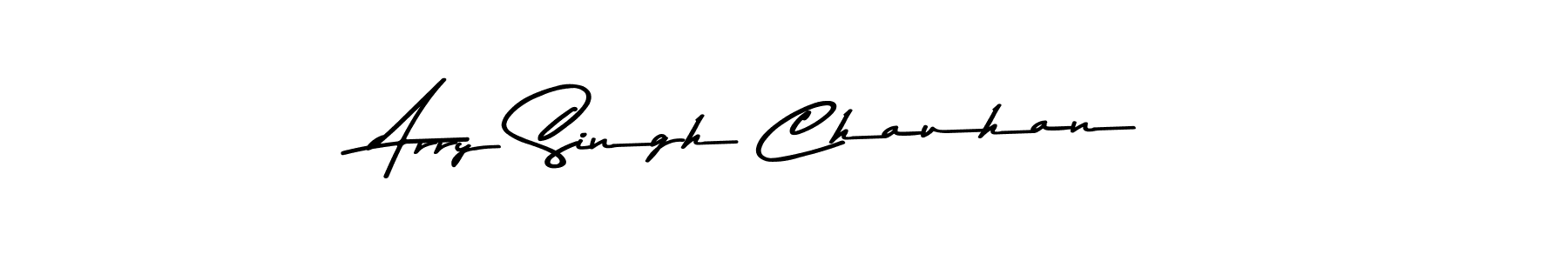 Arry Singh Chauhan stylish signature style. Best Handwritten Sign (Asem Kandis PERSONAL USE) for my name. Handwritten Signature Collection Ideas for my name Arry Singh Chauhan. Arry Singh Chauhan signature style 9 images and pictures png