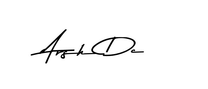 How to make Arsh Dc signature? Asem Kandis PERSONAL USE is a professional autograph style. Create handwritten signature for Arsh Dc name. Arsh Dc signature style 9 images and pictures png