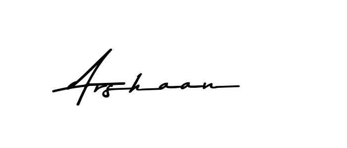 Design your own signature with our free online signature maker. With this signature software, you can create a handwritten (Asem Kandis PERSONAL USE) signature for name Arshaan. Arshaan signature style 9 images and pictures png