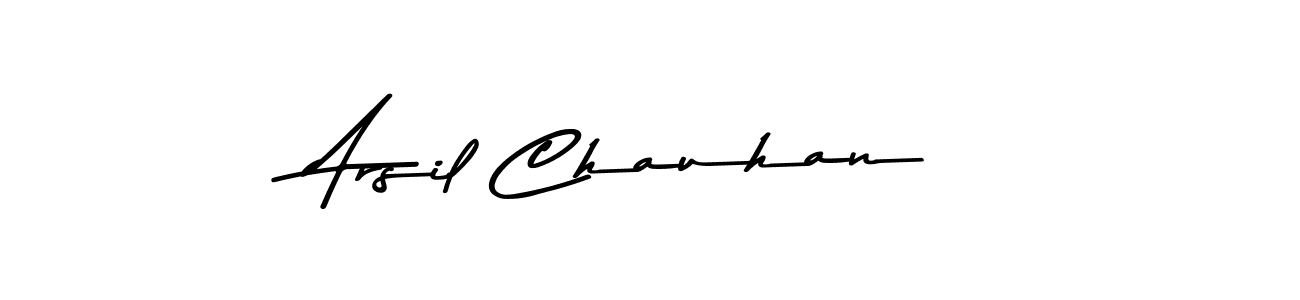 Make a beautiful signature design for name Arsil Chauhan. With this signature (Asem Kandis PERSONAL USE) style, you can create a handwritten signature for free. Arsil Chauhan signature style 9 images and pictures png