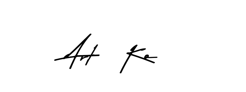 Similarly Asem Kandis PERSONAL USE is the best handwritten signature design. Signature creator online .You can use it as an online autograph creator for name Art   Ko. Art   Ko signature style 9 images and pictures png