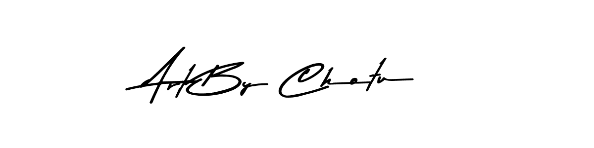 Design your own signature with our free online signature maker. With this signature software, you can create a handwritten (Asem Kandis PERSONAL USE) signature for name Art By Chotu. Art By Chotu signature style 9 images and pictures png