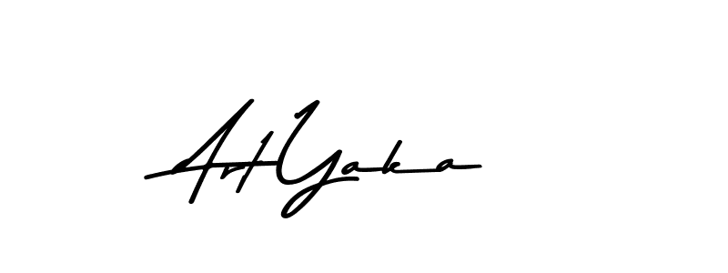 Use a signature maker to create a handwritten signature online. With this signature software, you can design (Asem Kandis PERSONAL USE) your own signature for name Art Yaka. Art Yaka signature style 9 images and pictures png