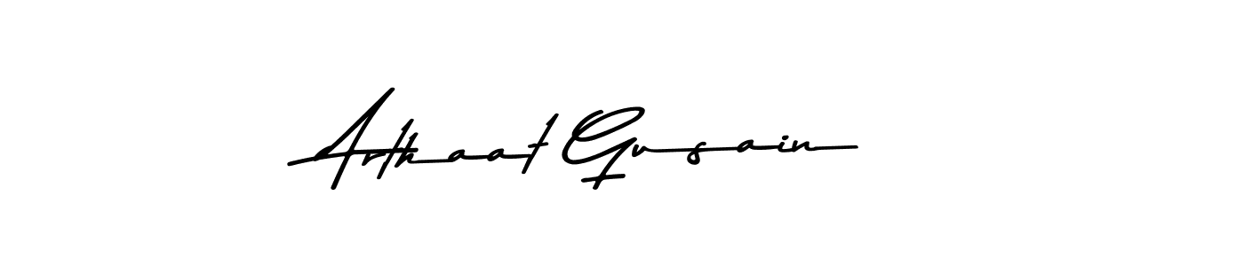 Make a beautiful signature design for name Arthaat Gusain. Use this online signature maker to create a handwritten signature for free. Arthaat Gusain signature style 9 images and pictures png