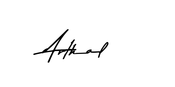 Make a beautiful signature design for name Arthal. Use this online signature maker to create a handwritten signature for free. Arthal signature style 9 images and pictures png