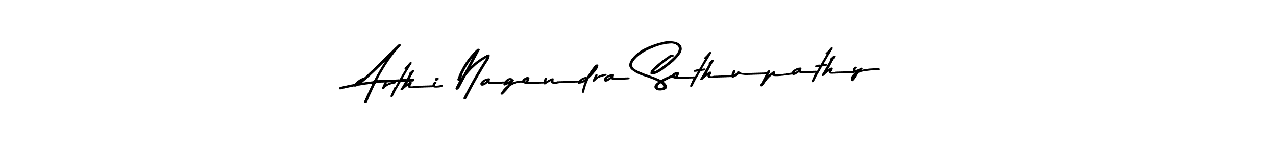 Make a beautiful signature design for name Arthi Nagendra Sethupathy. With this signature (Asem Kandis PERSONAL USE) style, you can create a handwritten signature for free. Arthi Nagendra Sethupathy signature style 9 images and pictures png