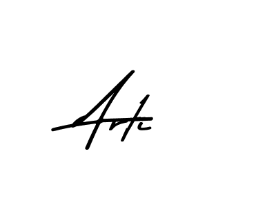 Make a beautiful signature design for name Arti. With this signature (Asem Kandis PERSONAL USE) style, you can create a handwritten signature for free. Arti signature style 9 images and pictures png