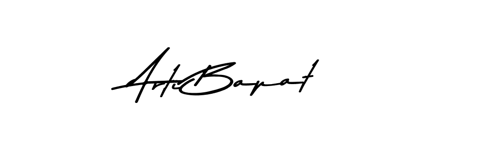 Make a beautiful signature design for name Arti Bapat. With this signature (Asem Kandis PERSONAL USE) style, you can create a handwritten signature for free. Arti Bapat signature style 9 images and pictures png