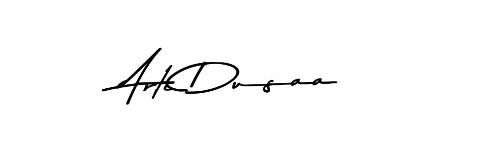 Make a beautiful signature design for name Arti Dusaa. With this signature (Asem Kandis PERSONAL USE) style, you can create a handwritten signature for free. Arti Dusaa signature style 9 images and pictures png