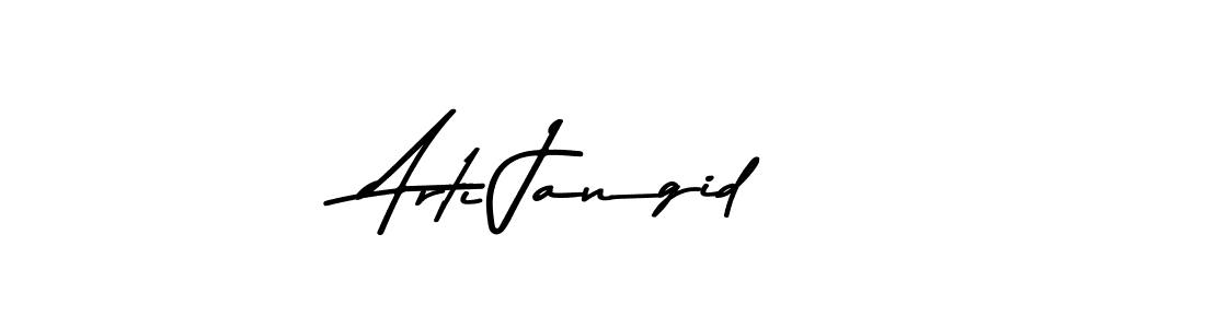 Also You can easily find your signature by using the search form. We will create Arti Jangid name handwritten signature images for you free of cost using Asem Kandis PERSONAL USE sign style. Arti Jangid signature style 9 images and pictures png