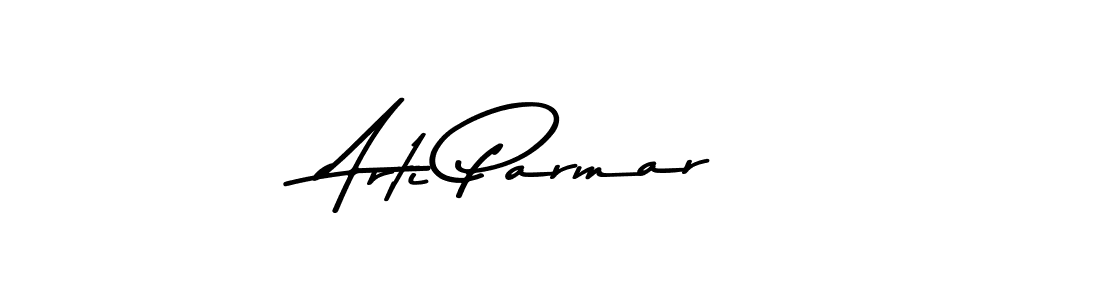 Design your own signature with our free online signature maker. With this signature software, you can create a handwritten (Asem Kandis PERSONAL USE) signature for name Arti Parmar. Arti Parmar signature style 9 images and pictures png