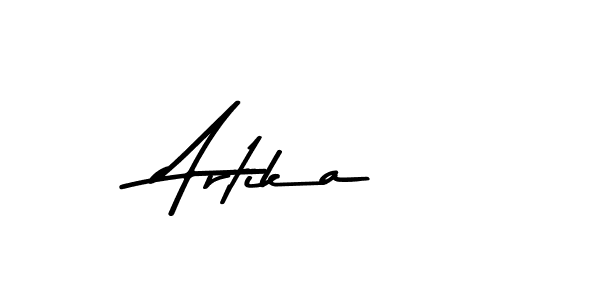 Use a signature maker to create a handwritten signature online. With this signature software, you can design (Asem Kandis PERSONAL USE) your own signature for name Artika. Artika signature style 9 images and pictures png