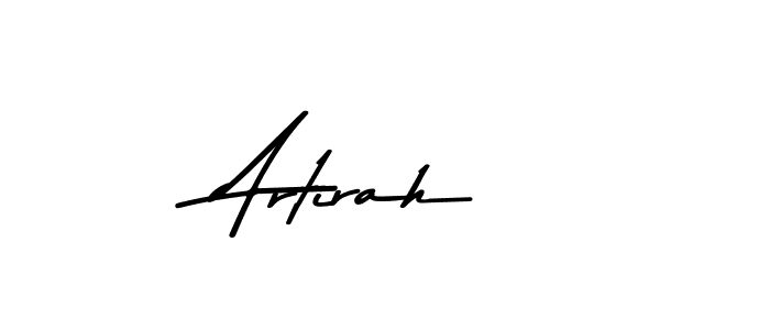 Make a beautiful signature design for name Artirah. With this signature (Asem Kandis PERSONAL USE) style, you can create a handwritten signature for free. Artirah signature style 9 images and pictures png