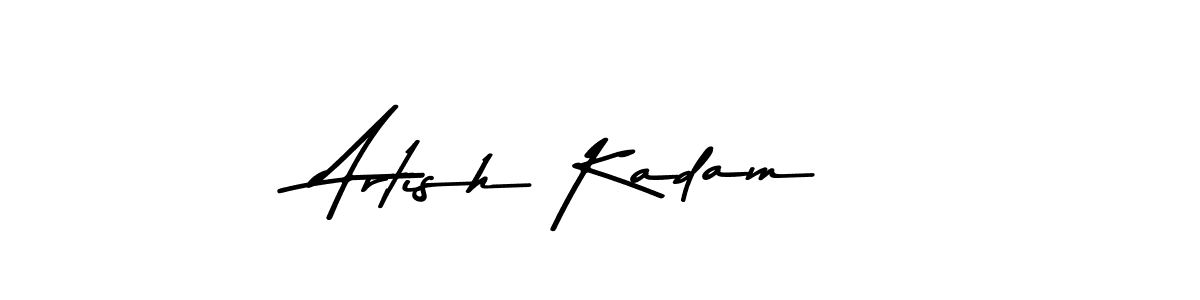 You should practise on your own different ways (Asem Kandis PERSONAL USE) to write your name (Artish Kadam) in signature. don't let someone else do it for you. Artish Kadam signature style 9 images and pictures png