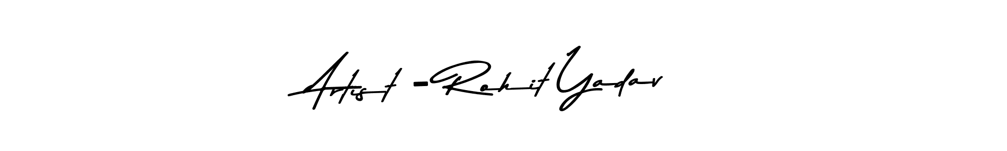 You should practise on your own different ways (Asem Kandis PERSONAL USE) to write your name (Artist - Rohit Yadav) in signature. don't let someone else do it for you. Artist - Rohit Yadav signature style 9 images and pictures png