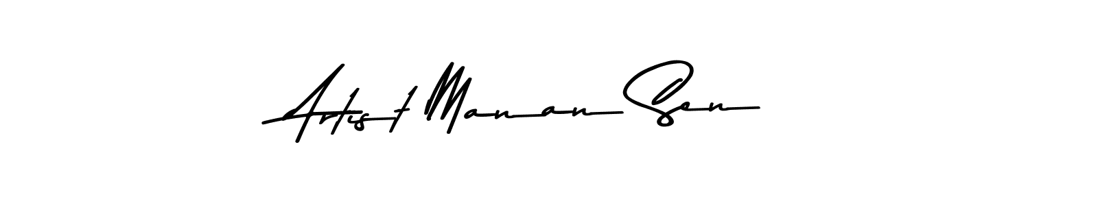 Also You can easily find your signature by using the search form. We will create Artist Manan Sen name handwritten signature images for you free of cost using Asem Kandis PERSONAL USE sign style. Artist Manan Sen signature style 9 images and pictures png