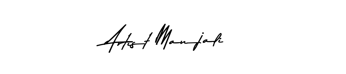 How to make Artist Manjali signature? Asem Kandis PERSONAL USE is a professional autograph style. Create handwritten signature for Artist Manjali name. Artist Manjali signature style 9 images and pictures png