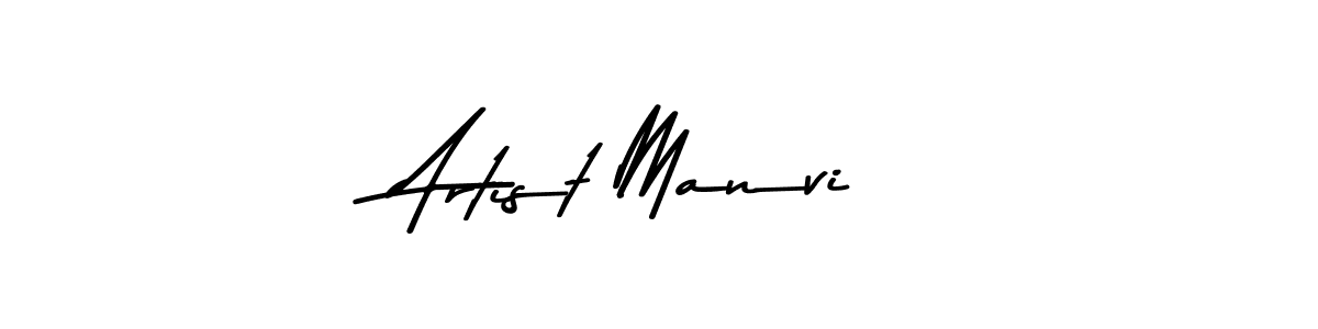 How to make Artist Manvi signature? Asem Kandis PERSONAL USE is a professional autograph style. Create handwritten signature for Artist Manvi name. Artist Manvi signature style 9 images and pictures png