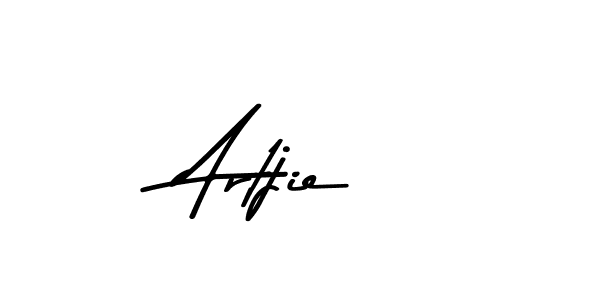 Create a beautiful signature design for name Artjie. With this signature (Asem Kandis PERSONAL USE) fonts, you can make a handwritten signature for free. Artjie signature style 9 images and pictures png