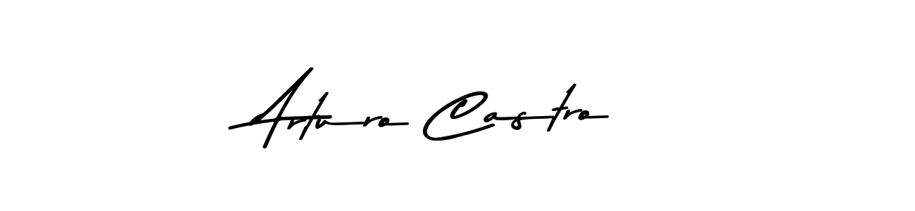 Make a beautiful signature design for name Arturo Castro. With this signature (Asem Kandis PERSONAL USE) style, you can create a handwritten signature for free. Arturo Castro signature style 9 images and pictures png