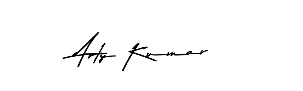 Use a signature maker to create a handwritten signature online. With this signature software, you can design (Asem Kandis PERSONAL USE) your own signature for name Arty Kumar. Arty Kumar signature style 9 images and pictures png