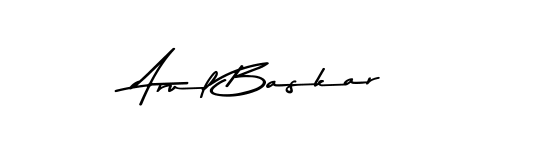 Design your own signature with our free online signature maker. With this signature software, you can create a handwritten (Asem Kandis PERSONAL USE) signature for name Arul Baskar. Arul Baskar signature style 9 images and pictures png